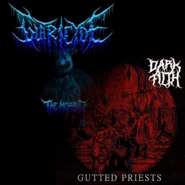 Cover for Dark Faith / Gutricyde - Gutted Priests / The Morbid