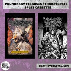 Cover for Pulmonary Fibrosis - Thanatopsis - Split (Cassette)