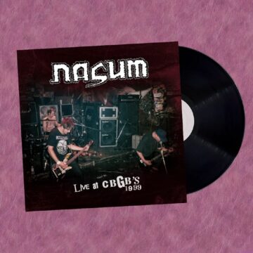 Cover for Nasum - Live at CBGB's 1999 (Black LP)