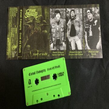 Cover for Carnal Savagery - Scent of Death (Cassette)