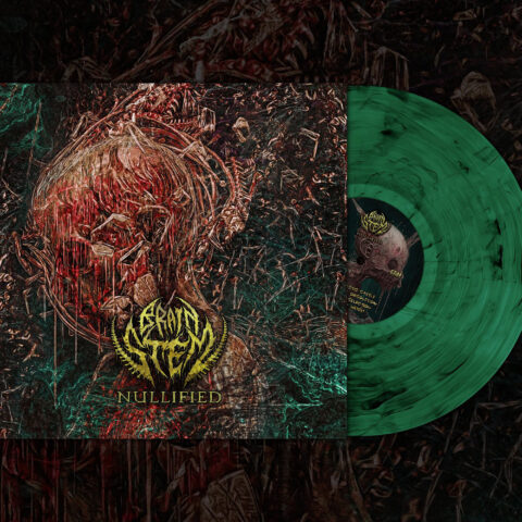 Brain Stem - Nullified (LP) Nullified vinyl mockup