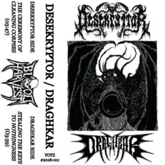Desekryptor / Draghkar - Split (Cassette - White Shell)