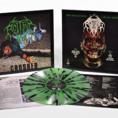 Rotting - Crushed (LP - Coke Bottle Green w/ Black & Neon Splatter)