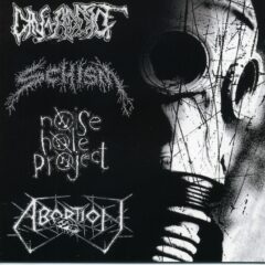 Din-Addict / Noisehole Project / Abortion / Schism - 4-Way Split CD