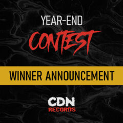 Banner for winner announcement