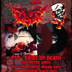 Pus - Cases of Death (LP - Black)