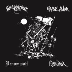 Whipstriker / Venomwolf / Grave Altar / Flagelador - Four Band Split (LP - Black)
