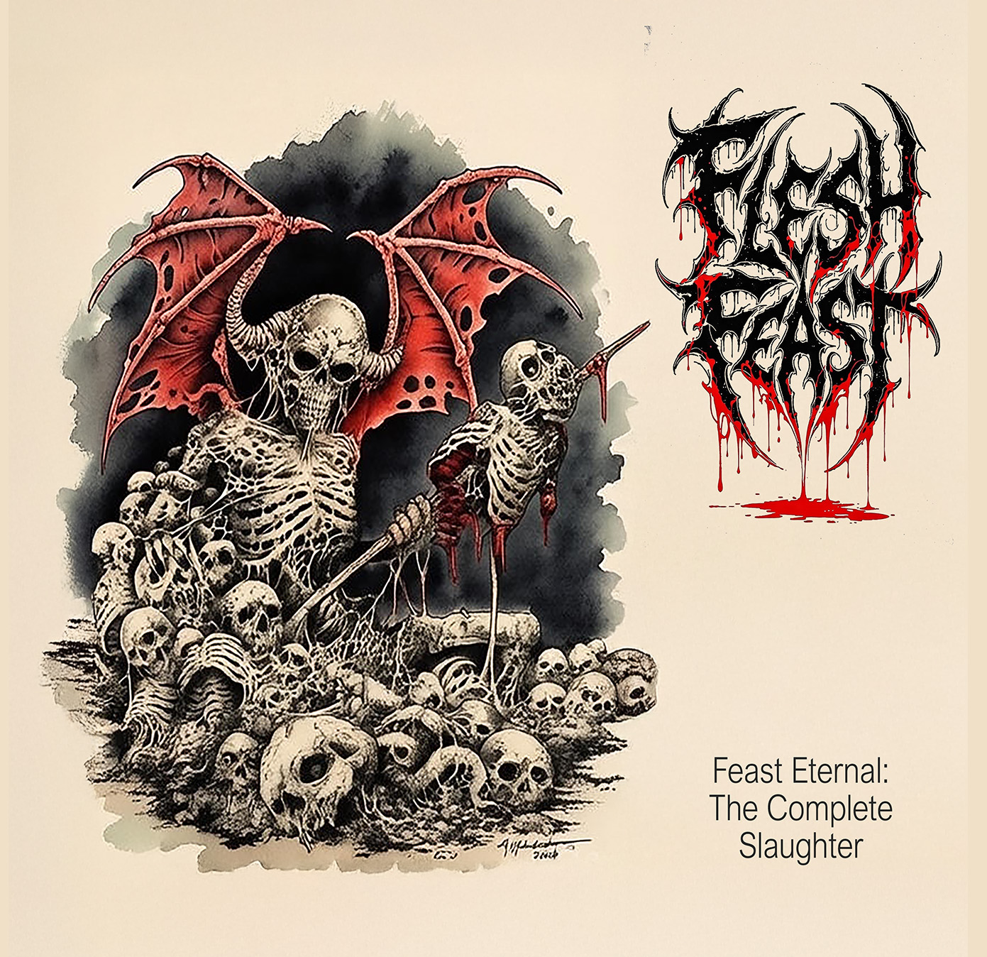 Flesh Feast - Feast Eternal: The Complete Slaughter Cover for Flesh Feast - Feast Eternal