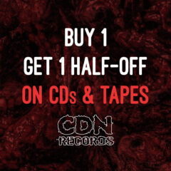 Promo poster for BOGO-half sale