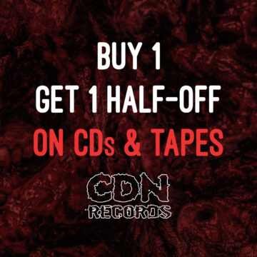 Promo poster for BOGO-half sale