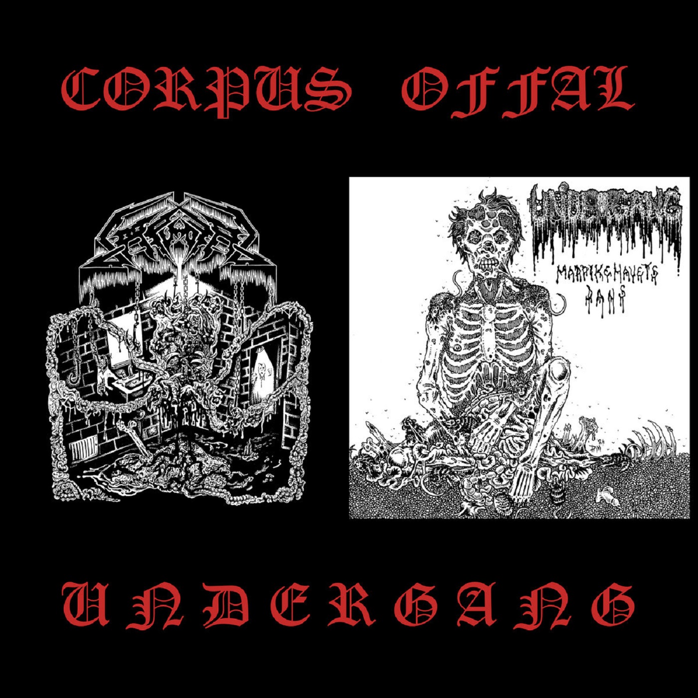 Corpus Offal / Undergang - Split 7 Inch Corpus Offal / Undergang - Split 7 Inch